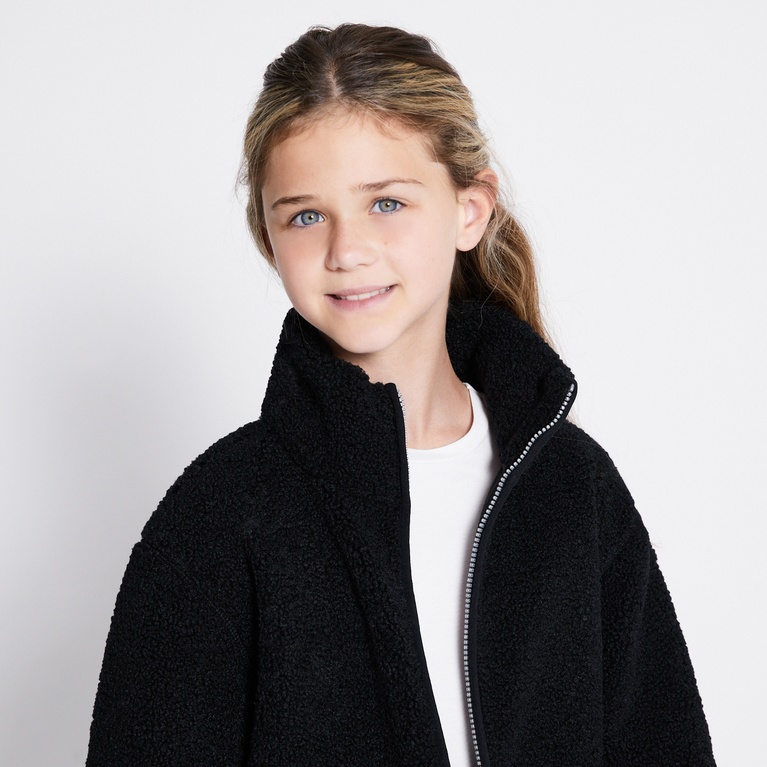 Pile jacket "Maxime star" Black